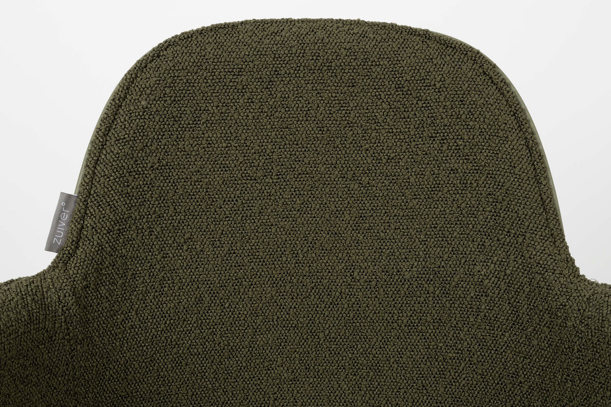 Armlehnstuhl Albert Kuip Swivel in Grün präsentiert im Onlineshop von KAQTU Design AG. Dreh-Schalenstuhl mit Armlehnen ist von Zuiver