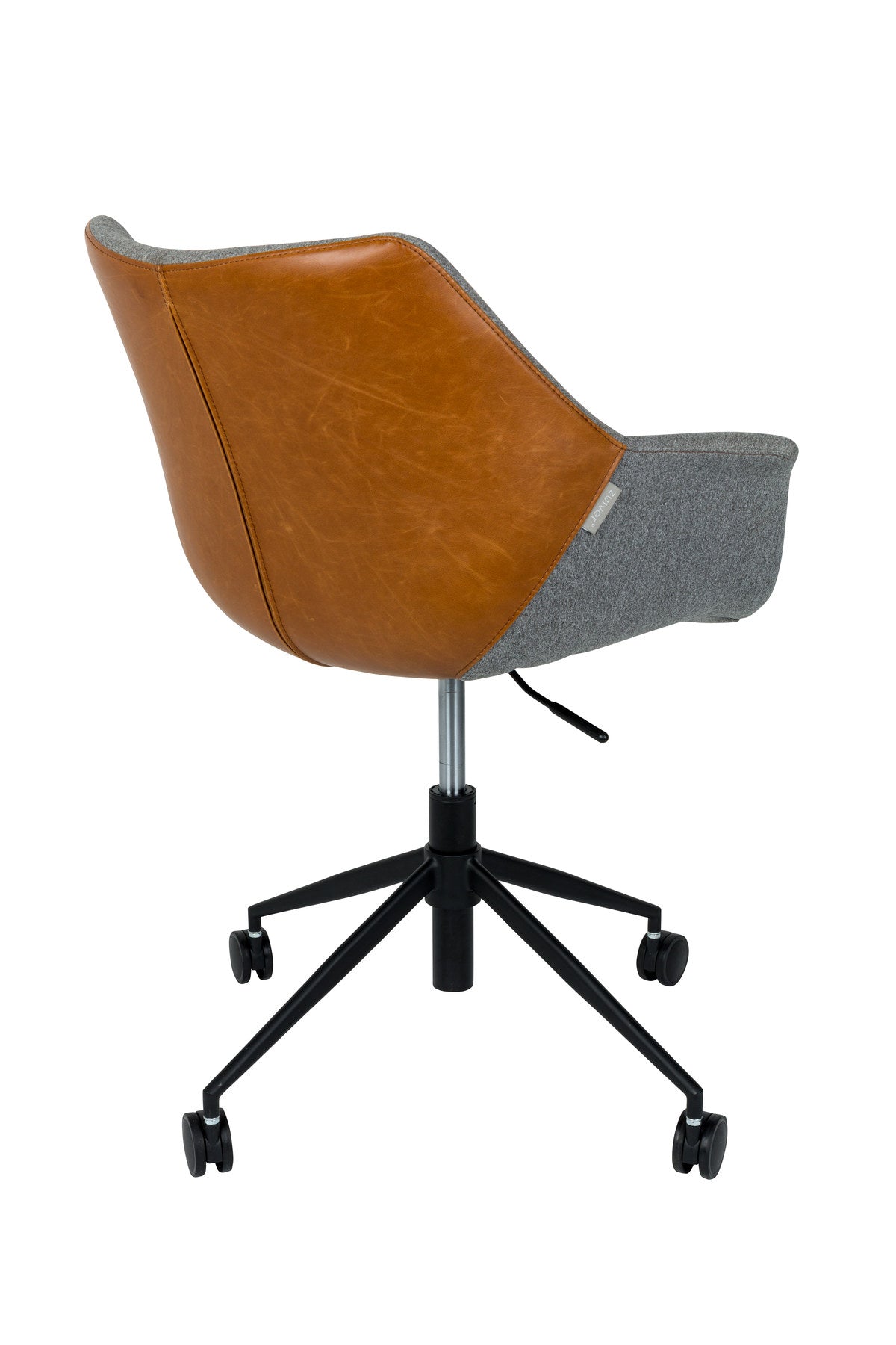 Bürostuhl Doulton in Braun präsentiert im Onlineshop von KAQTU Design AG. Bürostuhl ist von Zuiver