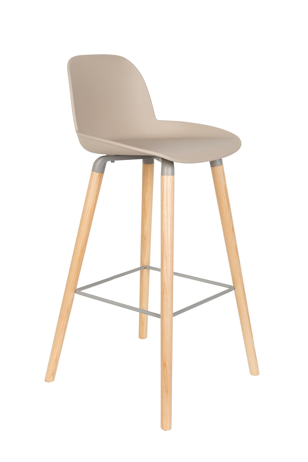 Barstuhl Albert Kuip in Taupe präsentiert im Onlineshop von KAQTU Design AG. Barstuhl ist von Zuiver