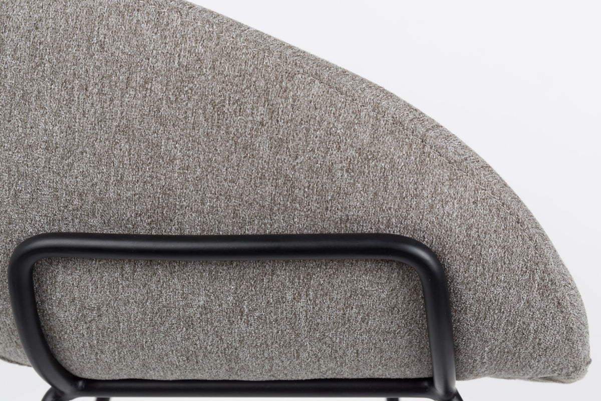 Barstuhl Feston in Grau präsentiert im Onlineshop von KAQTU Design AG. Barstuhl ist von Zuiver