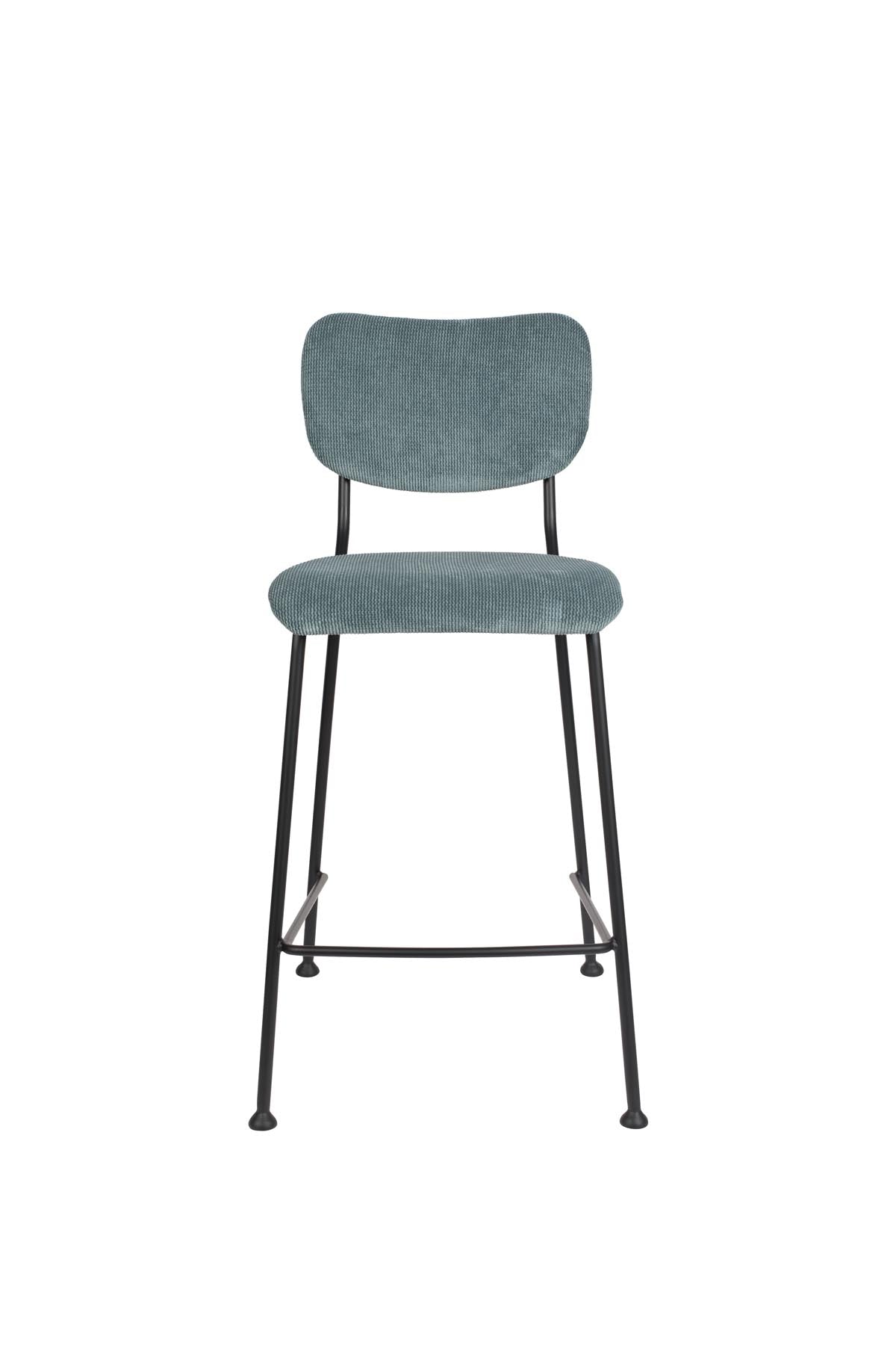 Barstuhl Benson in Blau präsentiert im Onlineshop von KAQTU Design AG. Barstuhl ist von Zuiver