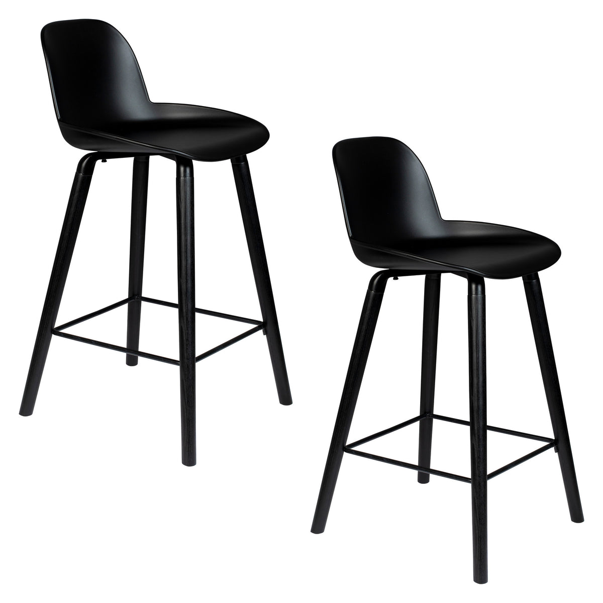 Barstuhl Albert Kuip in Schwarz präsentiert im Onlineshop von KAQTU Design AG. Barstuhl ist von Zuiver