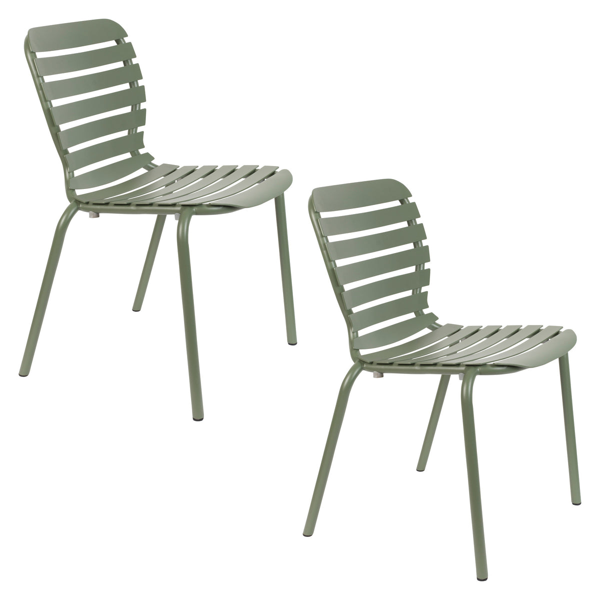 Gartenstuhl Vondel in Grün präsentiert im Onlineshop von KAQTU Design AG. Gartenstuhl ist von Zuiver
