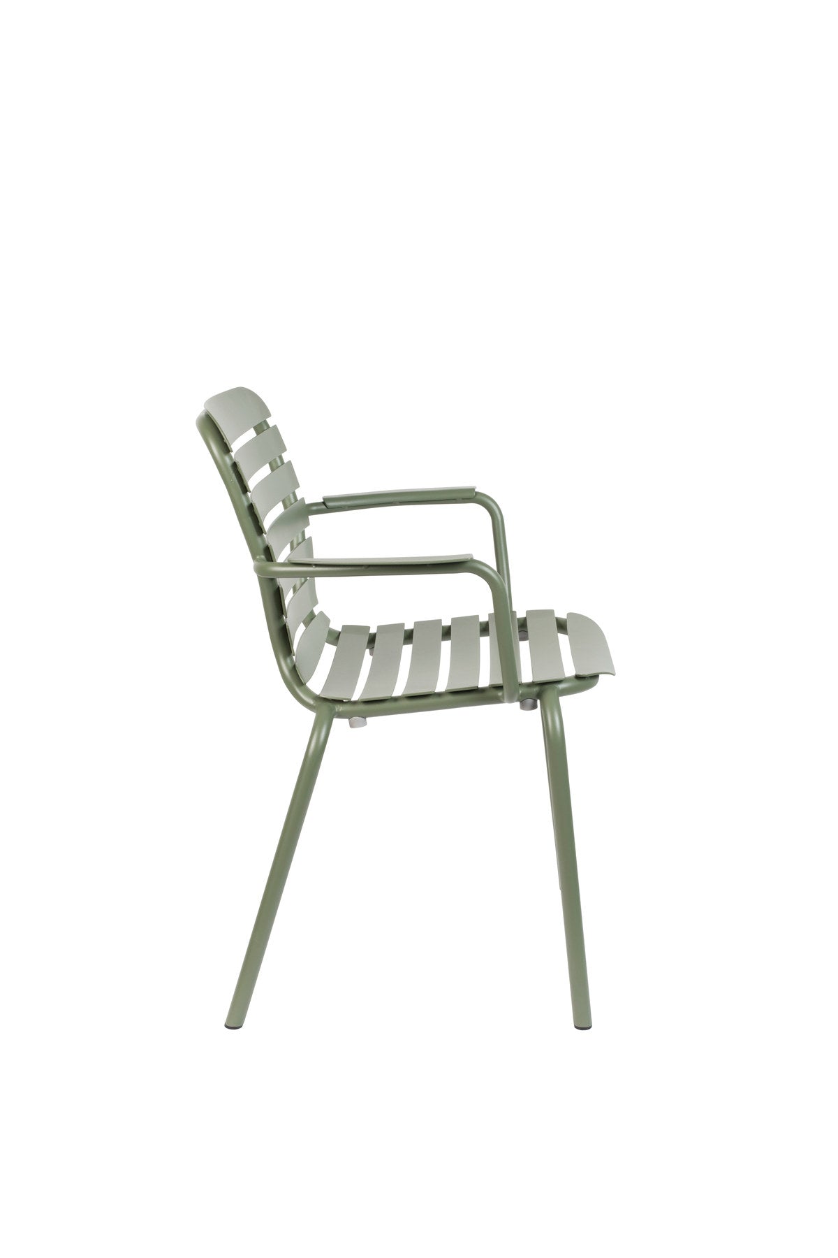 Gartenstuhl mit Armlehne Vondel in Grün präsentiert im Onlineshop von KAQTU Design AG. Gartenstuhl mit Armlehnen ist von Zuiver