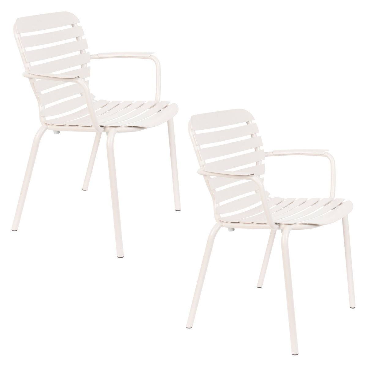Gartenstuhl mit Armlehne Vondel in Clay präsentiert im Onlineshop von KAQTU Design AG. Gartenstuhl mit Armlehnen ist von Zuiver