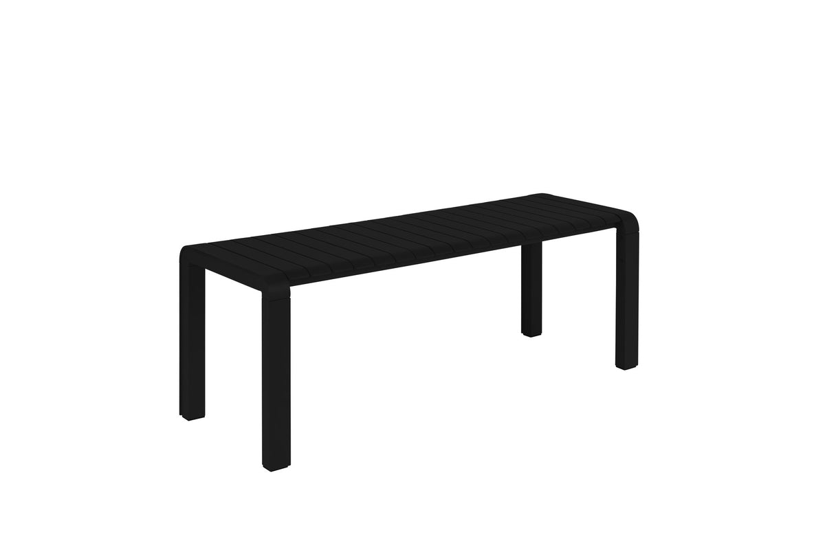 Gartenbank Vondel in Schwarz präsentiert im Onlineshop von KAQTU Design AG. Gartenbank ist von Zuiver