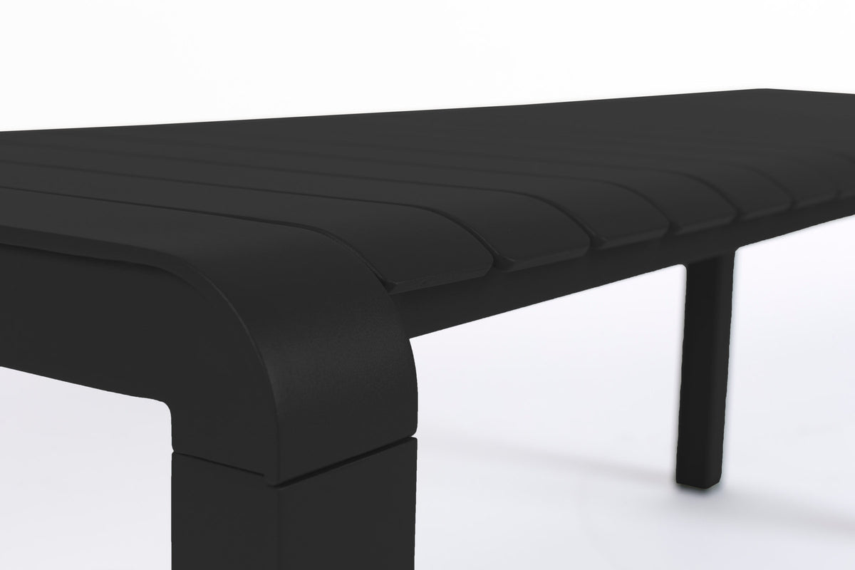 Gartenbank Vondel in Schwarz präsentiert im Onlineshop von KAQTU Design AG. Gartenbank ist von Zuiver