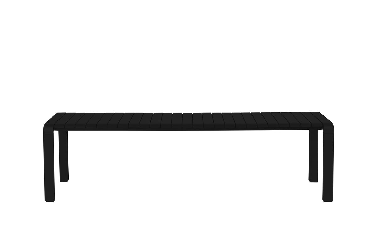 Gartenbank Vondel in Schwarz präsentiert im Onlineshop von KAQTU Design AG. Gartenbank ist von Zuiver