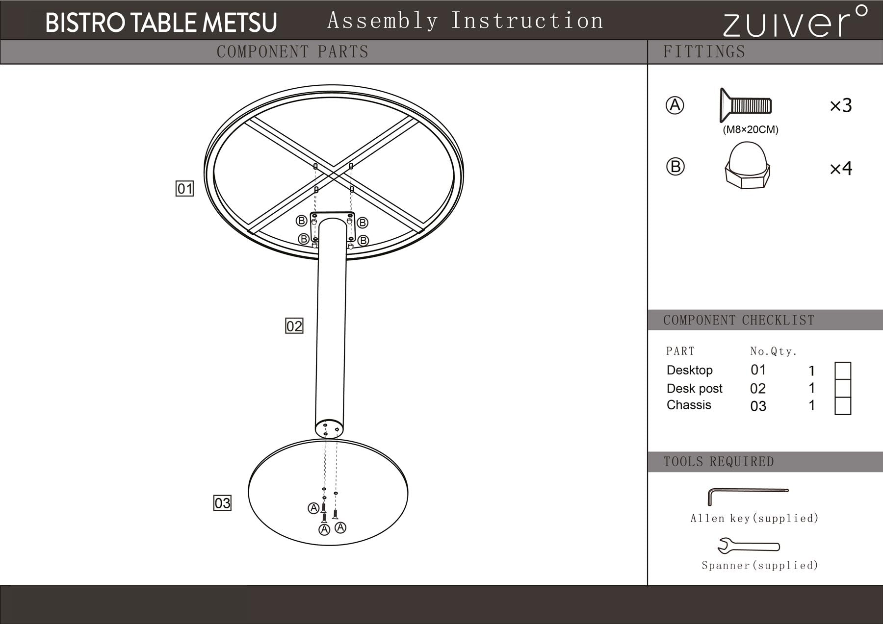 Beistelltisch Metsu in Grün präsentiert im Onlineshop von KAQTU Design AG. Esstisch ist von Zuiver