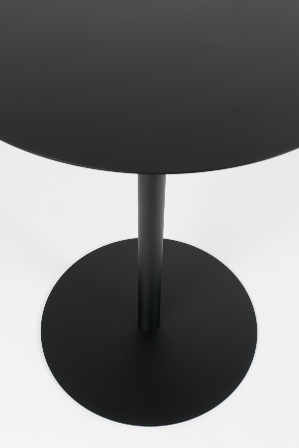 Beistelltisch Snow rund in Schwarz präsentiert im Onlineshop von KAQTU Design AG. Esstisch ist von Zuiver