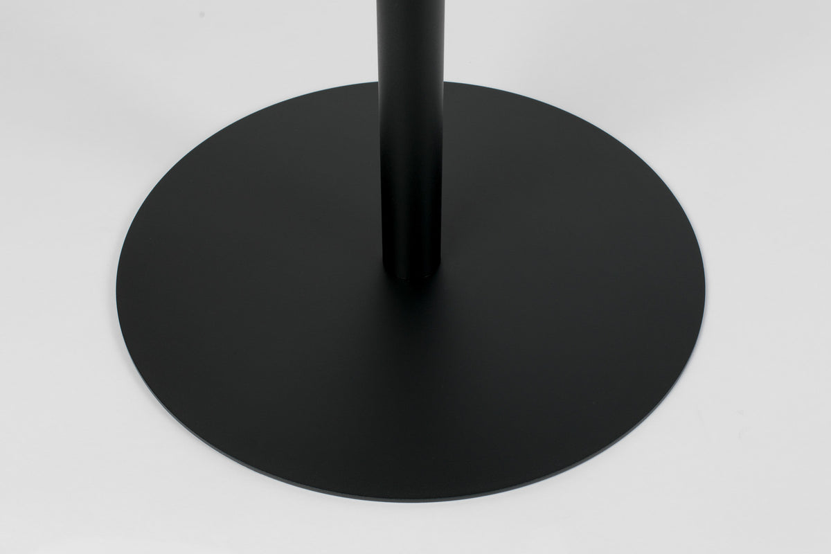 Esstisch Snow rund in Schwarz präsentiert im Onlineshop von KAQTU Design AG. Esstisch ist von Zuiver