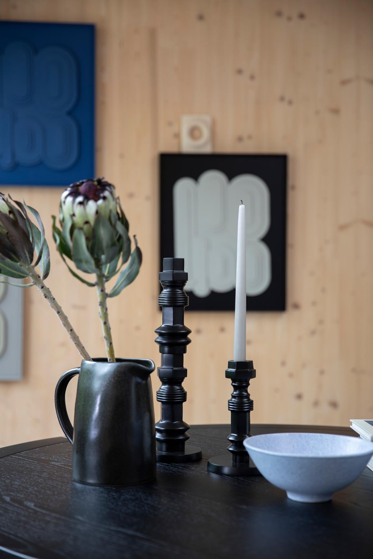 Tisch Storm in Schwarz präsentiert im Onlineshop von KAQTU Design AG. Esstisch ist von Zuiver
