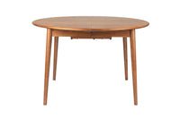 Twist table around 120/160 walnut
