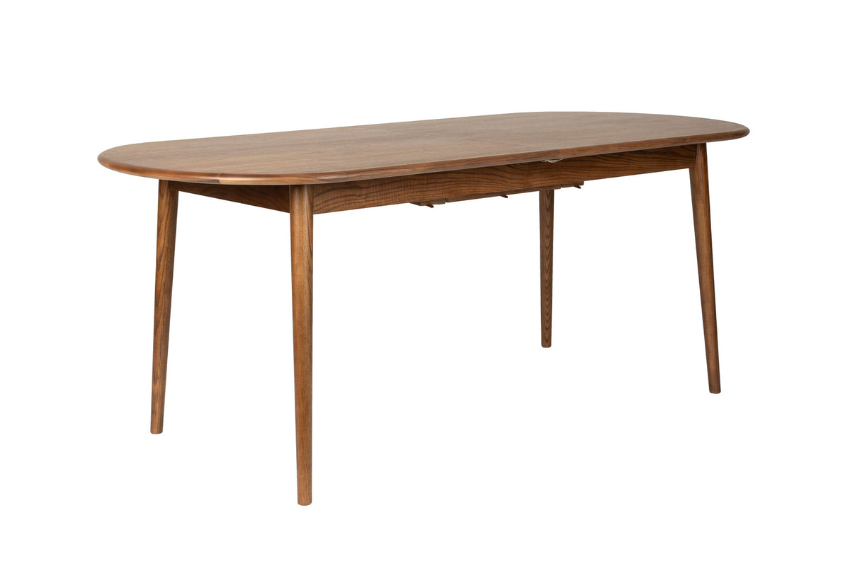 Twist Tisch Walnuss 180/240x90 in Braun präsentiert im Onlineshop von KAQTU Design AG. Esstisch ist von Zuiver