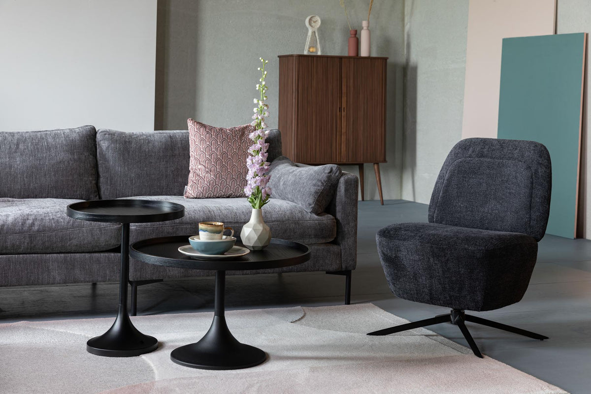 Beistelltisch Jason in Schwarz präsentiert im Onlineshop von KAQTU Design AG. Couchtisch ist von Zuiver