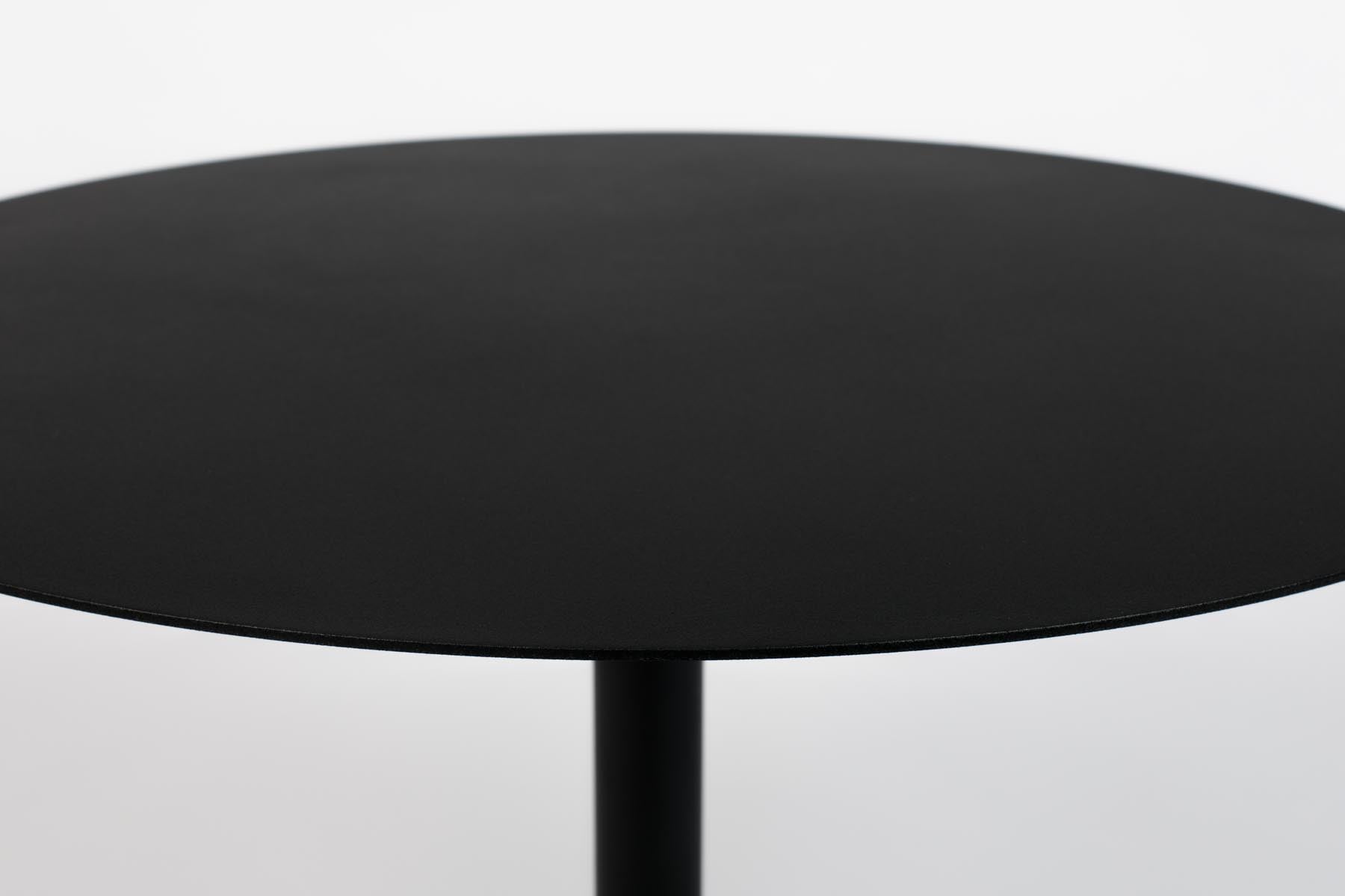 Beistelltisch Snow rund in Schwarz präsentiert im Onlineshop von KAQTU Design AG. Beistelltisch ist von Zuiver