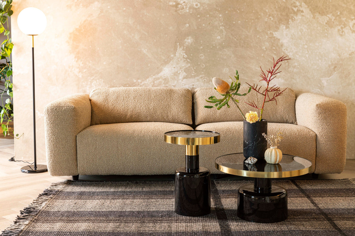 Beistelltisch Glam in Schwarz präsentiert im Onlineshop von KAQTU Design AG. Couchtisch ist von Zuiver