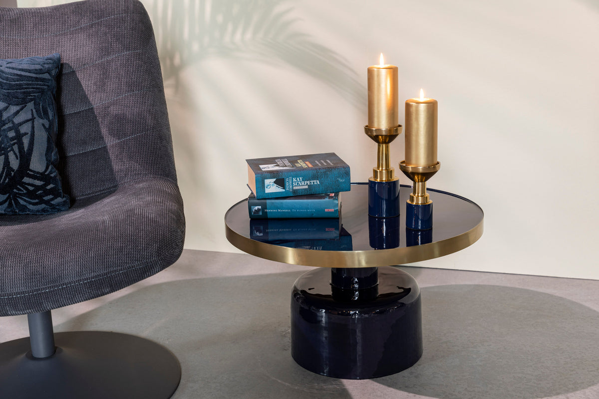 Beistelltisch Glam in Blau präsentiert im Onlineshop von KAQTU Design AG. Couchtisch ist von Zuiver