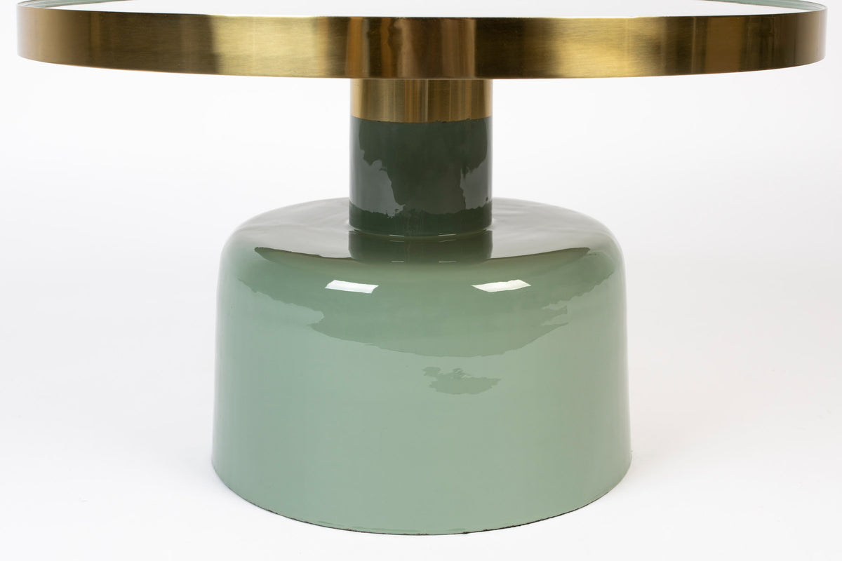 Beistelltisch Glam in Grün präsentiert im Onlineshop von KAQTU Design AG. Couchtisch ist von Zuiver