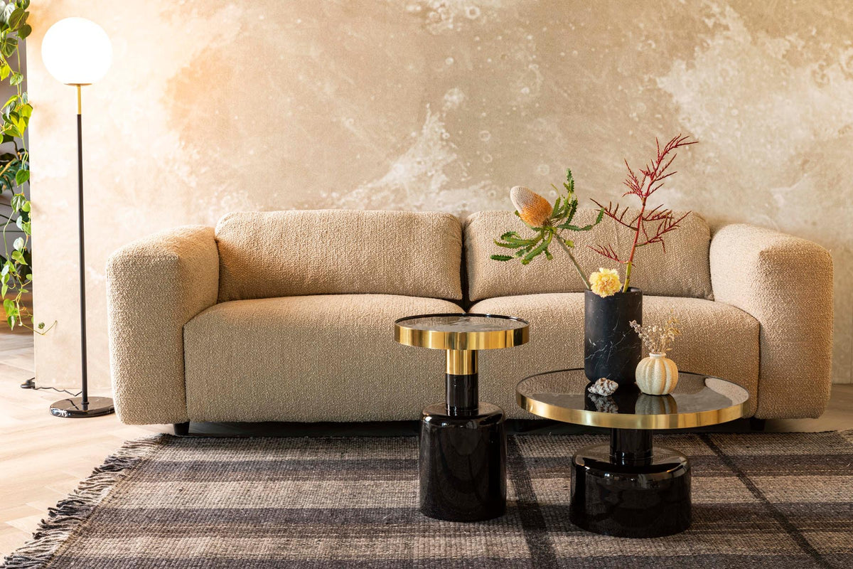 Beistelltisch Glam in Schwarz präsentiert im Onlineshop von KAQTU Design AG. Couchtisch ist von Zuiver