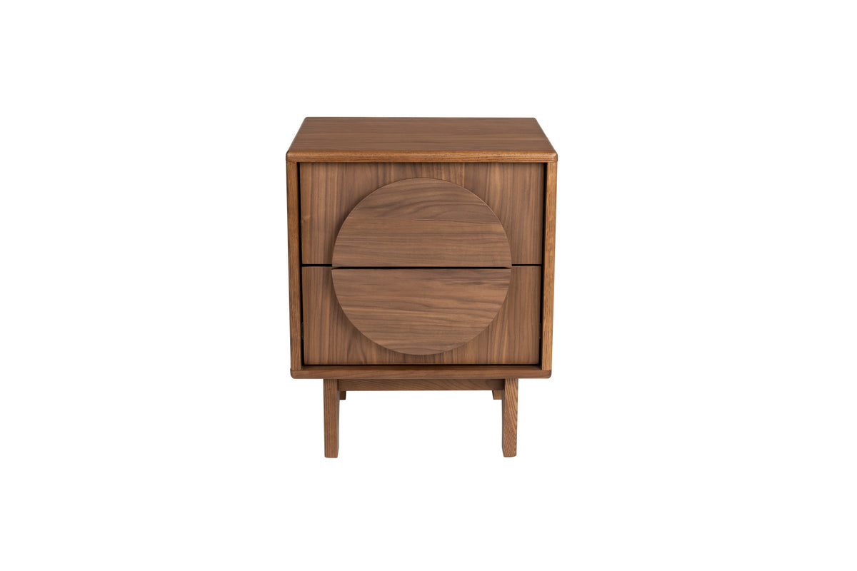 Beistelltisch / Bedstand Groove in Braun präsentiert im Onlineshop von KAQTU Design AG. Beistelltisch ist von Zuiver