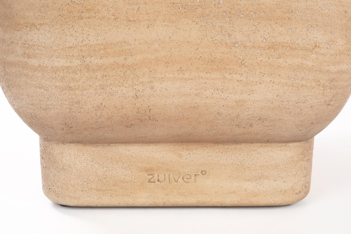 Edler Beistelltisch quadratisch in beige präsentiert im Onlineshop von KAQTU Design AG. Beistelltisch ist von Zuiver