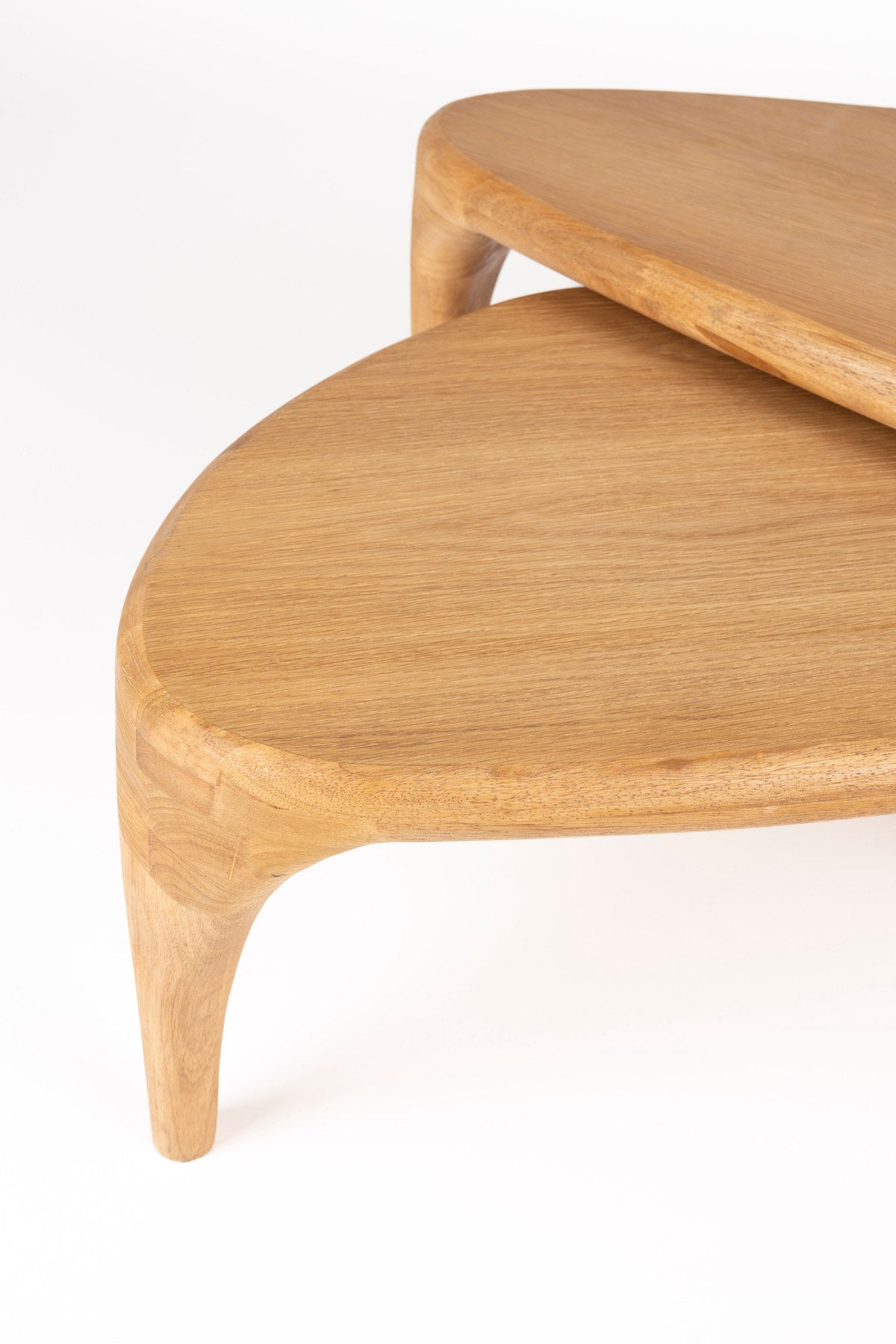 Isla Couchtisch Natur 2er Set in beige präsentiert im Onlineshop von KAQTU Design AG. Couchtisch ist von Zuiver
