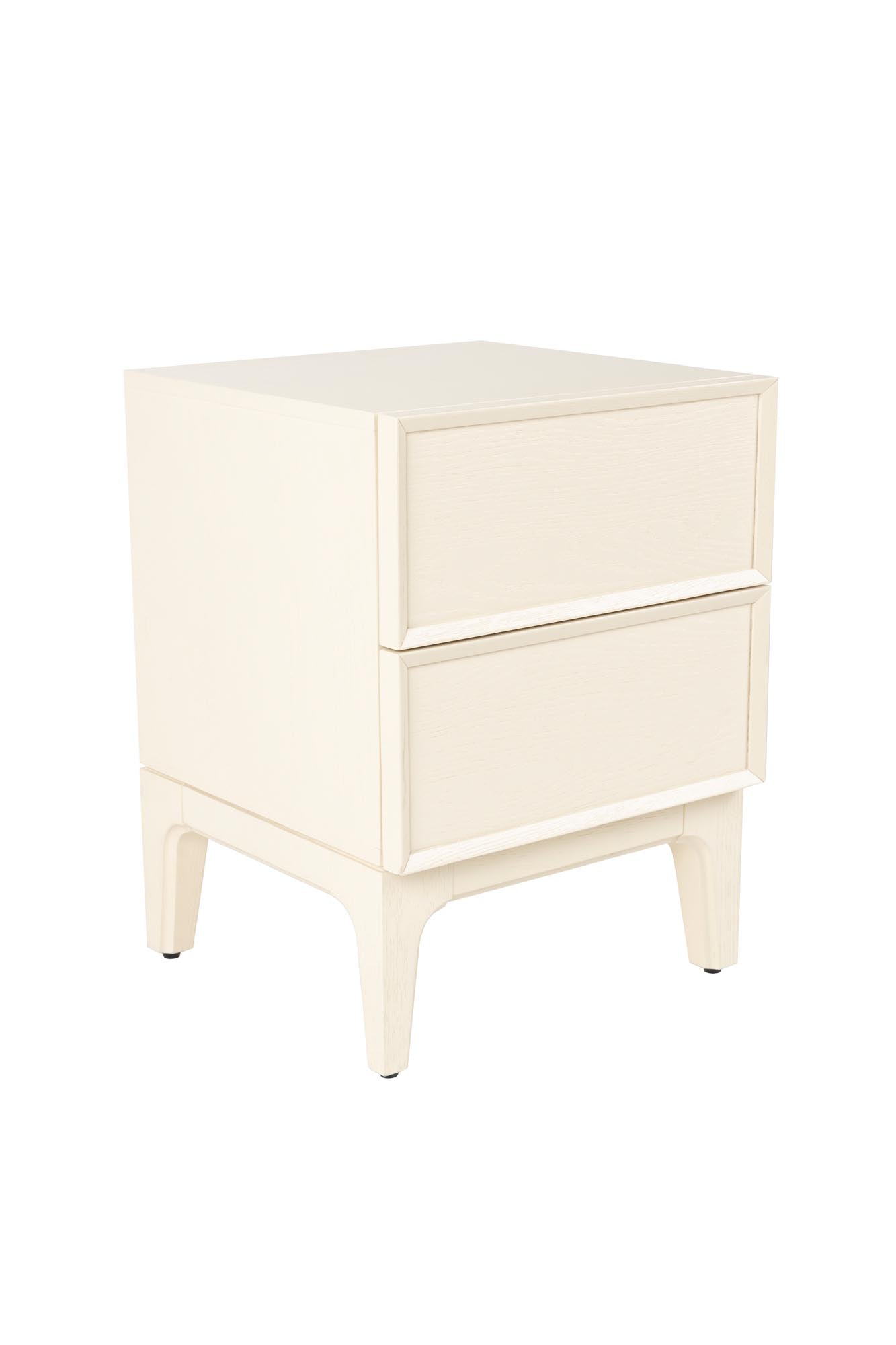 Eleganter Beistelltisch aus Holz und Metall, perfekt für moderne Wohnräume, kompakt, funktional und stilvoll designt.