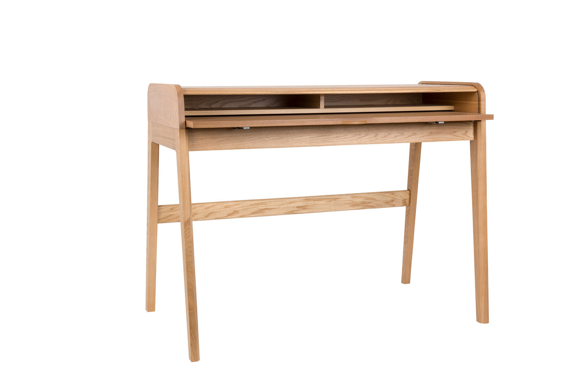 Bürotisch Barbier in Natur präsentiert im Onlineshop von KAQTU Design AG. Schreibtisch ist von Zuiver