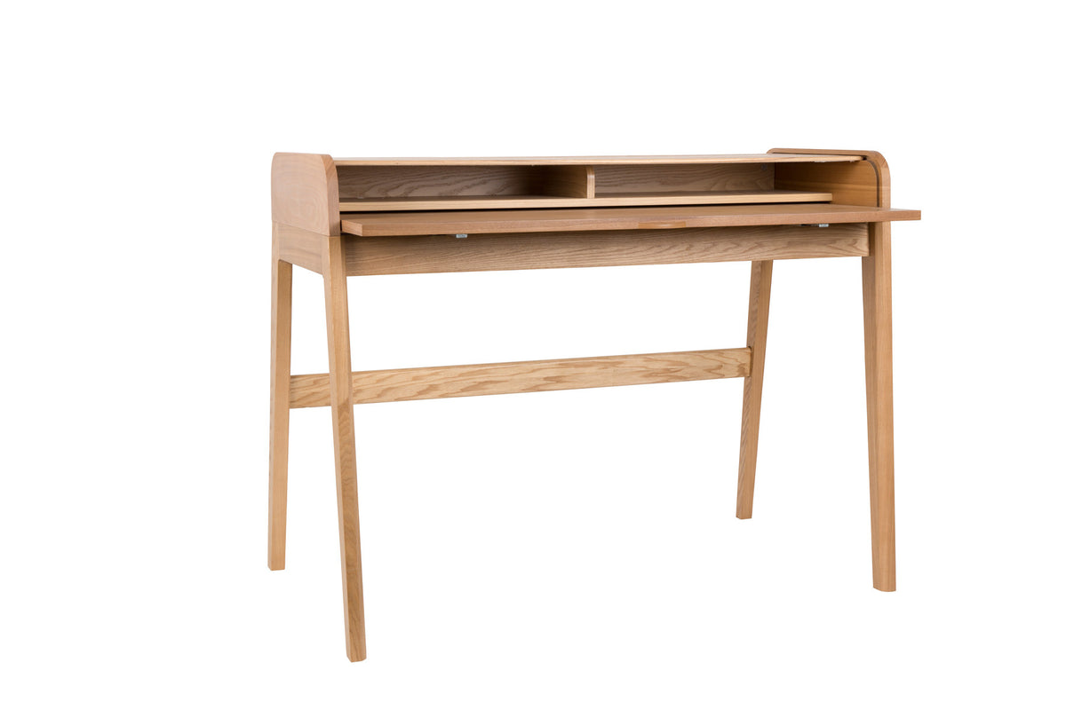 Bürotisch Barbier in Natur präsentiert im Onlineshop von KAQTU Design AG. Schreibtisch ist von Zuiver