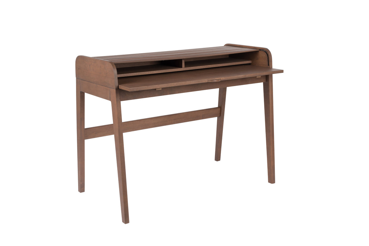 Bürotisch Barbier in Walnuss präsentiert im Onlineshop von KAQTU Design AG. Schreibtisch ist von Zuiver