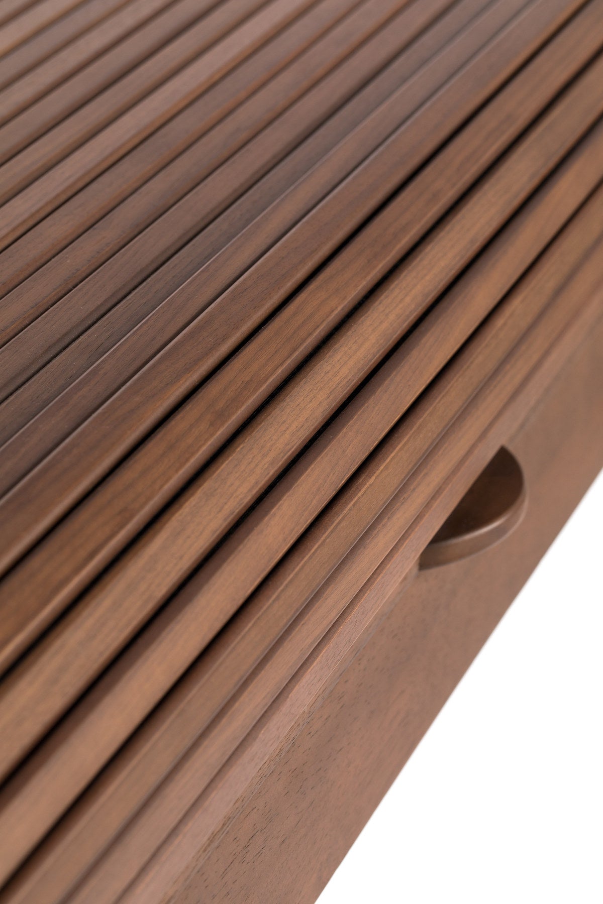 Bürotisch Barbier in Walnuss präsentiert im Onlineshop von KAQTU Design AG. Schreibtisch ist von Zuiver