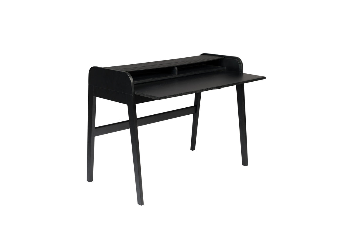 Bürotisch Barbier in Schwarz präsentiert im Onlineshop von KAQTU Design AG. Schreibtisch ist von Zuiver