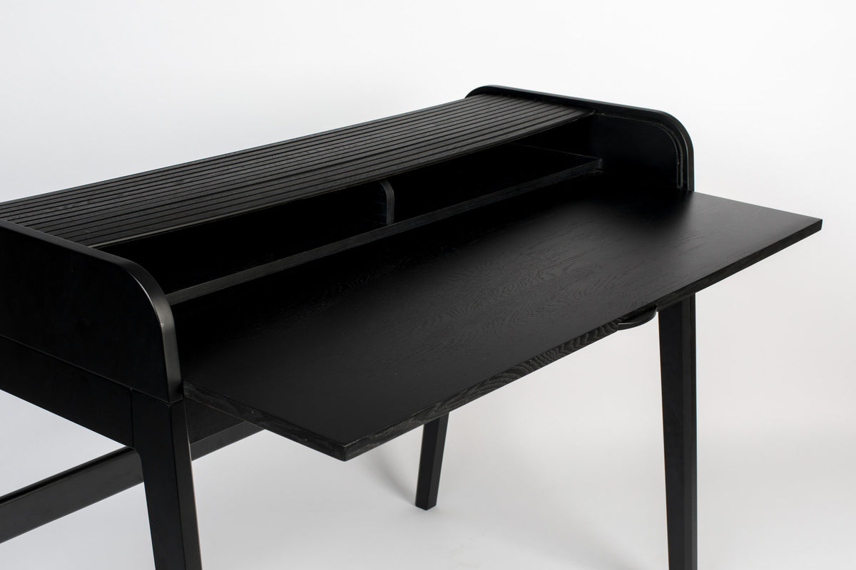 Bürotisch Barbier in Schwarz präsentiert im Onlineshop von KAQTU Design AG. Schreibtisch ist von Zuiver