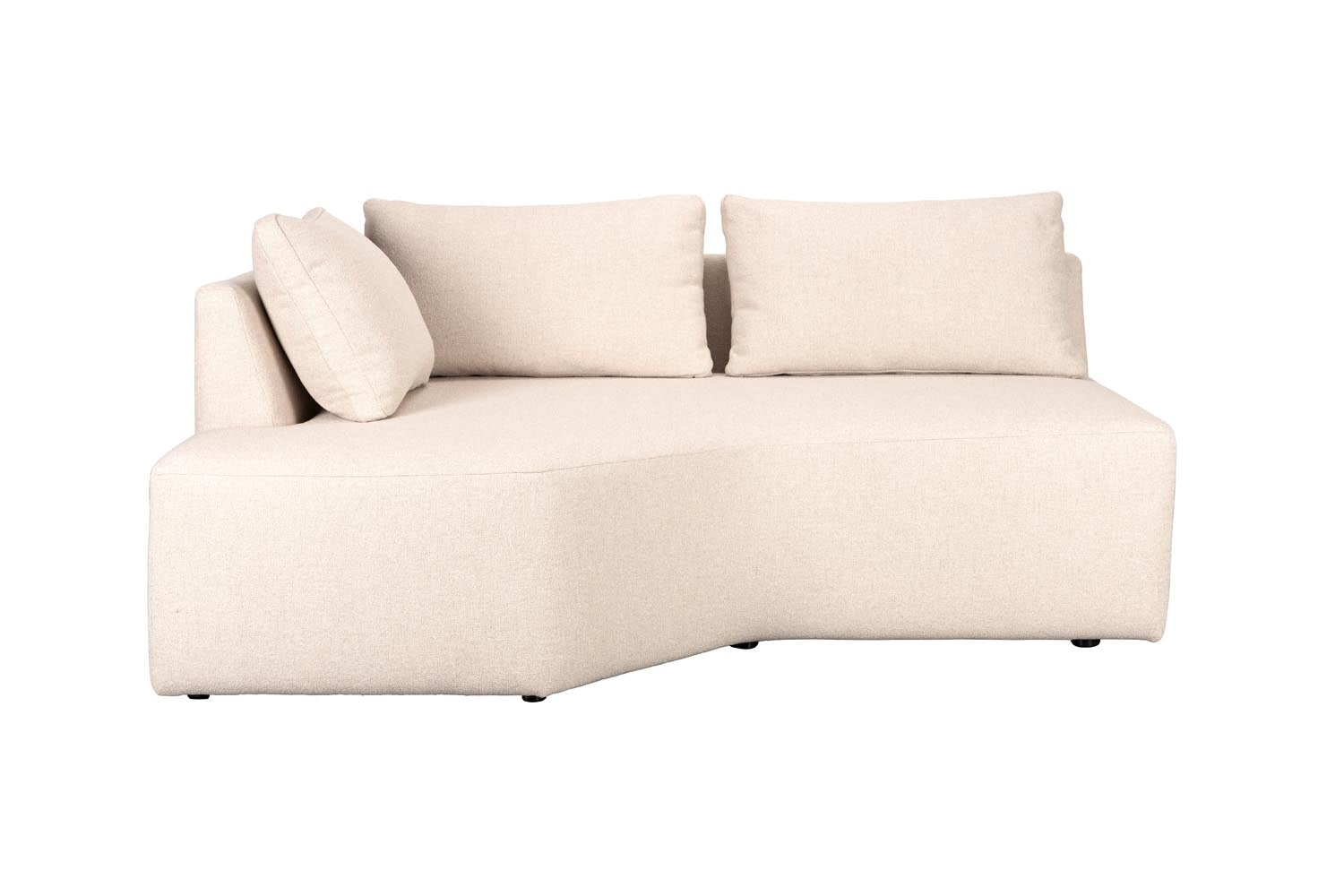 Das Sofa Prosper Seat Left von Zuiver bietet modernes Design und Komfort, perfekt für ein elegantes und gemütliches Wohnzimmer.