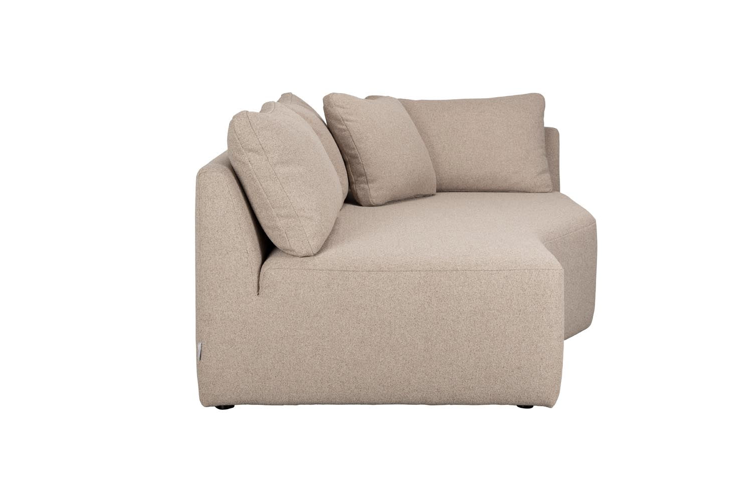 Das Sofa Prosper Chaise Longue Left von Zuiver kombiniert modernes Design mit hohem Komfort und hochwertiger Verarbeitung.