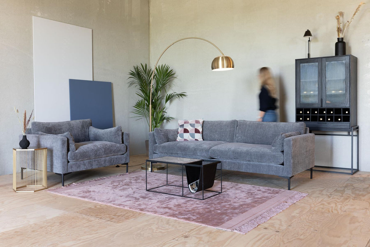 Love Seat Summer in Grau präsentiert im Onlineshop von KAQTU Design AG. Sessel mit Armlehnen ist von Zuiver