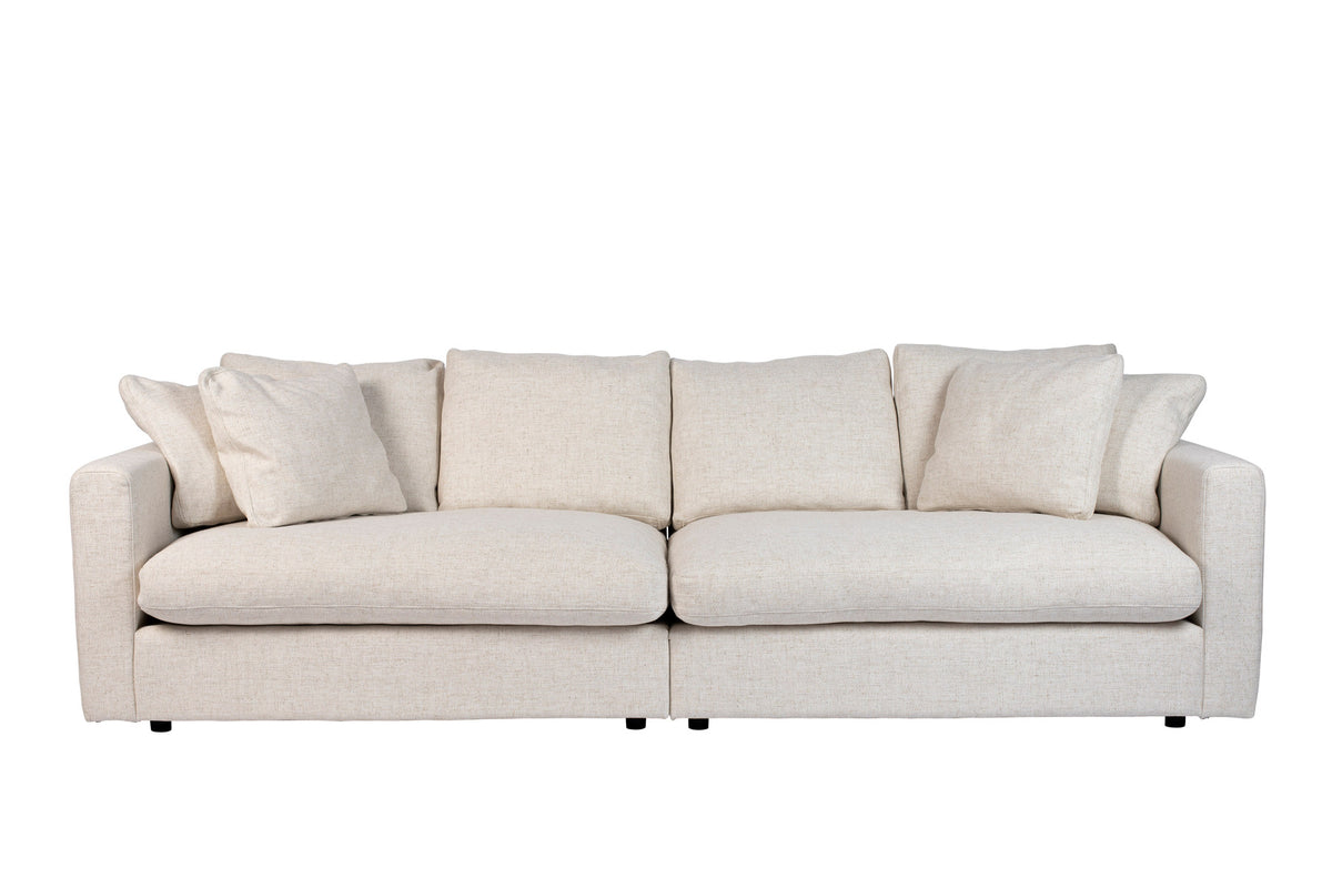 Sofa Sense 3 Sitzer in Creme präsentiert im Onlineshop von KAQTU Design AG. 3er Sofa ist von Zuiver