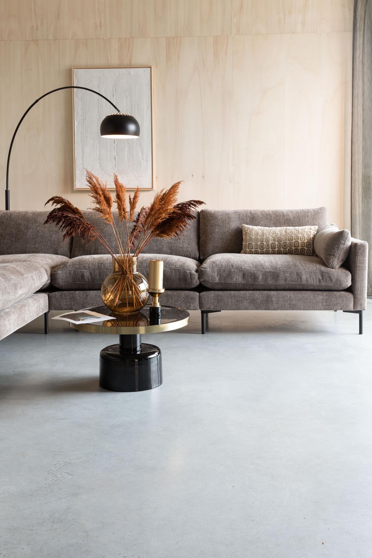 Summer Sofa 7-Sitzer in Coffee präsentiert im Onlineshop von KAQTU Design AG. Ecksofa rechts ist von Zuiver