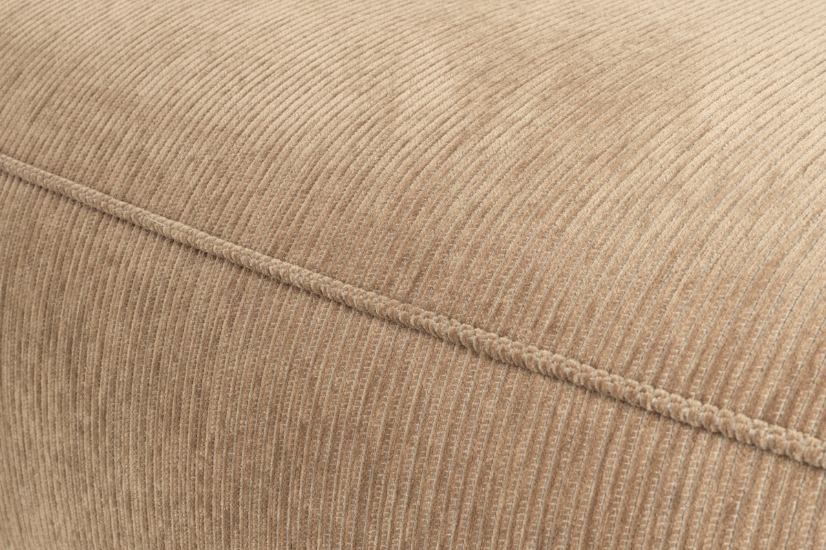 SOFA FAT FREDDY links in Braun präsentiert im Onlineshop von KAQTU Design AG. Ecksofa links ist von Zuiver