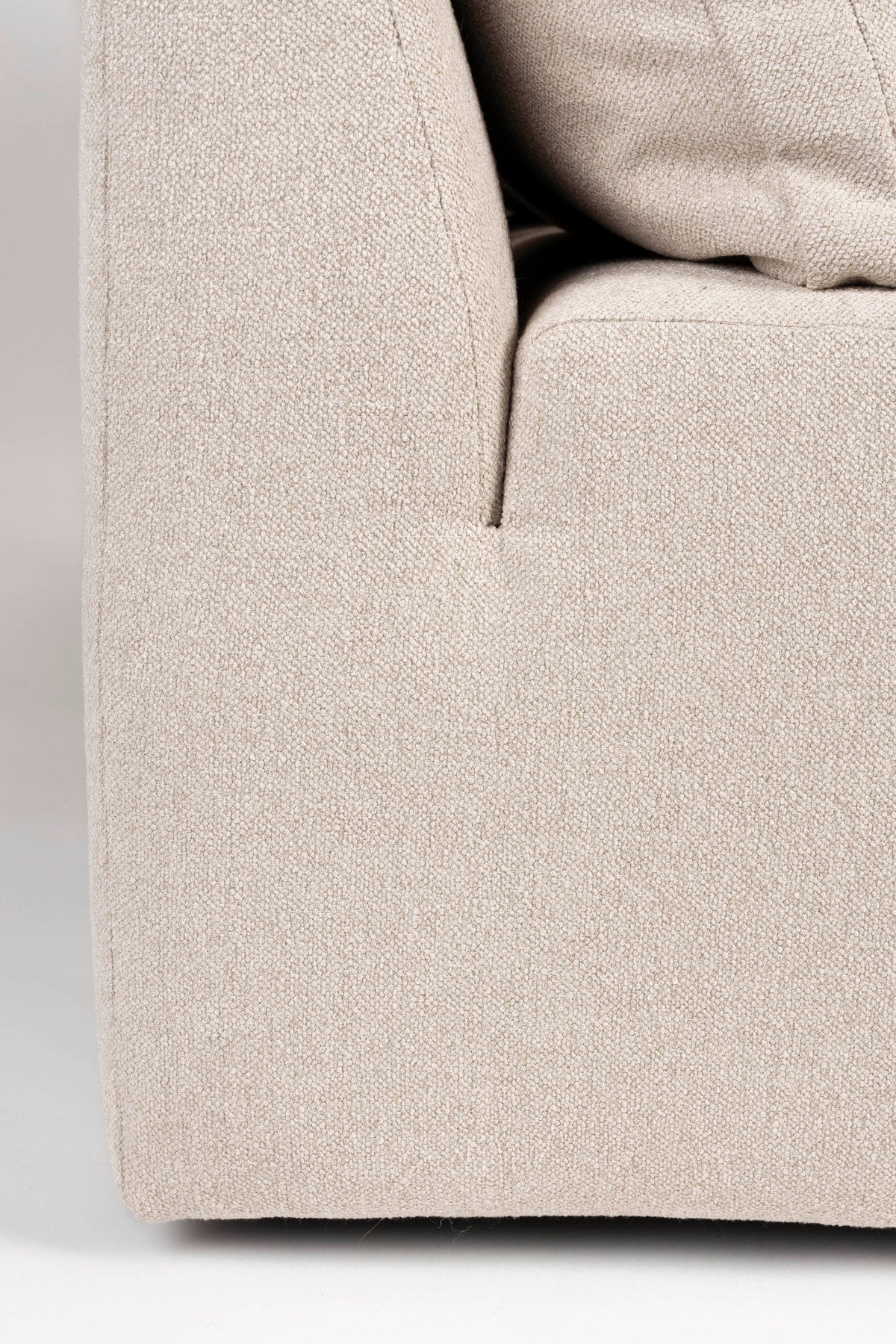 Prosper Sofa Left in Creme präsentiert im Onlineshop von KAQTU Design AG. L-Sofa links ist von Zuiver