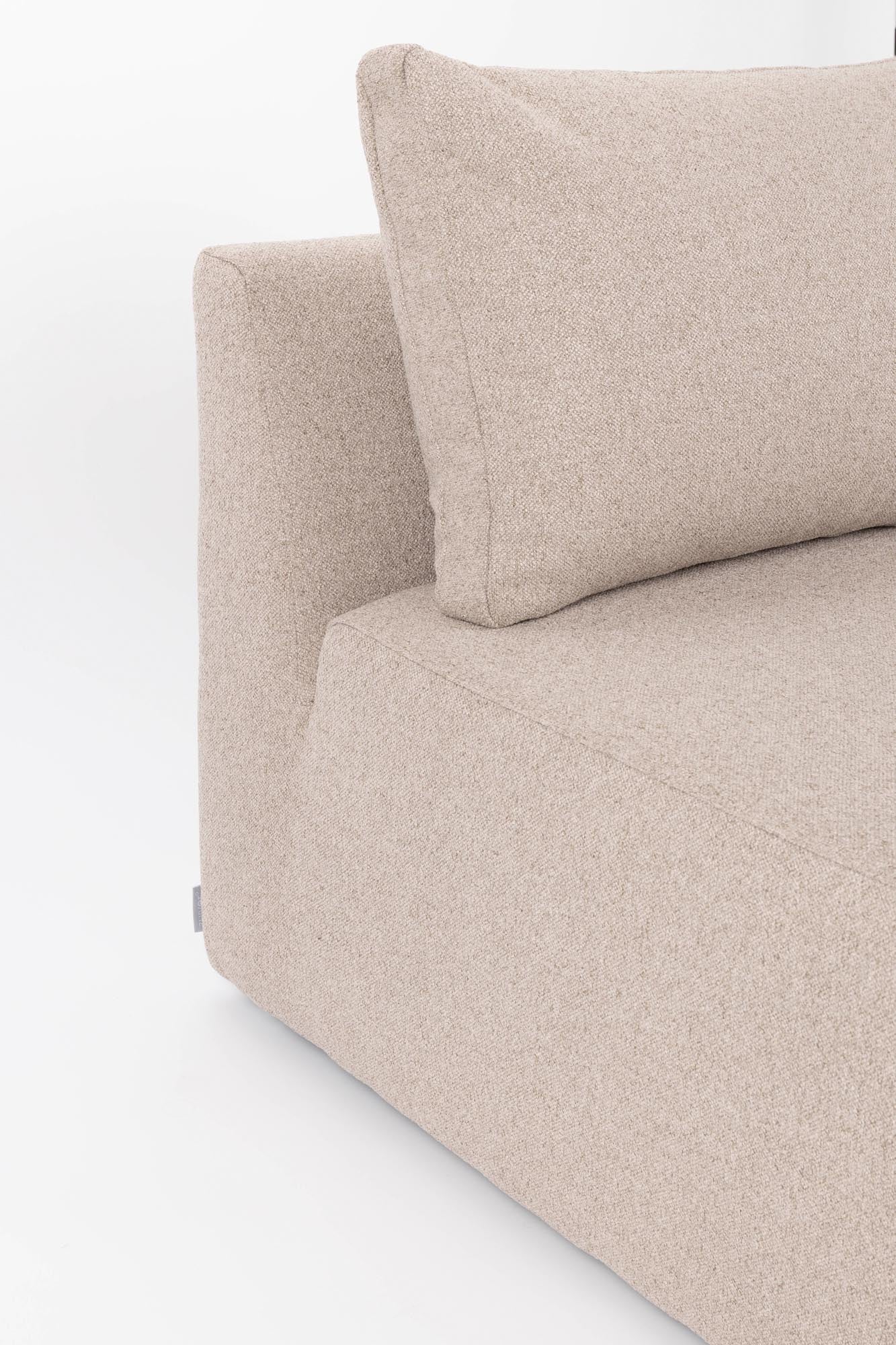 Elegantes, modulares 1-Sitzer-Sofa von Zuiver: robust, pflegeleicht und vielseitig für individuelles Wohndesign.