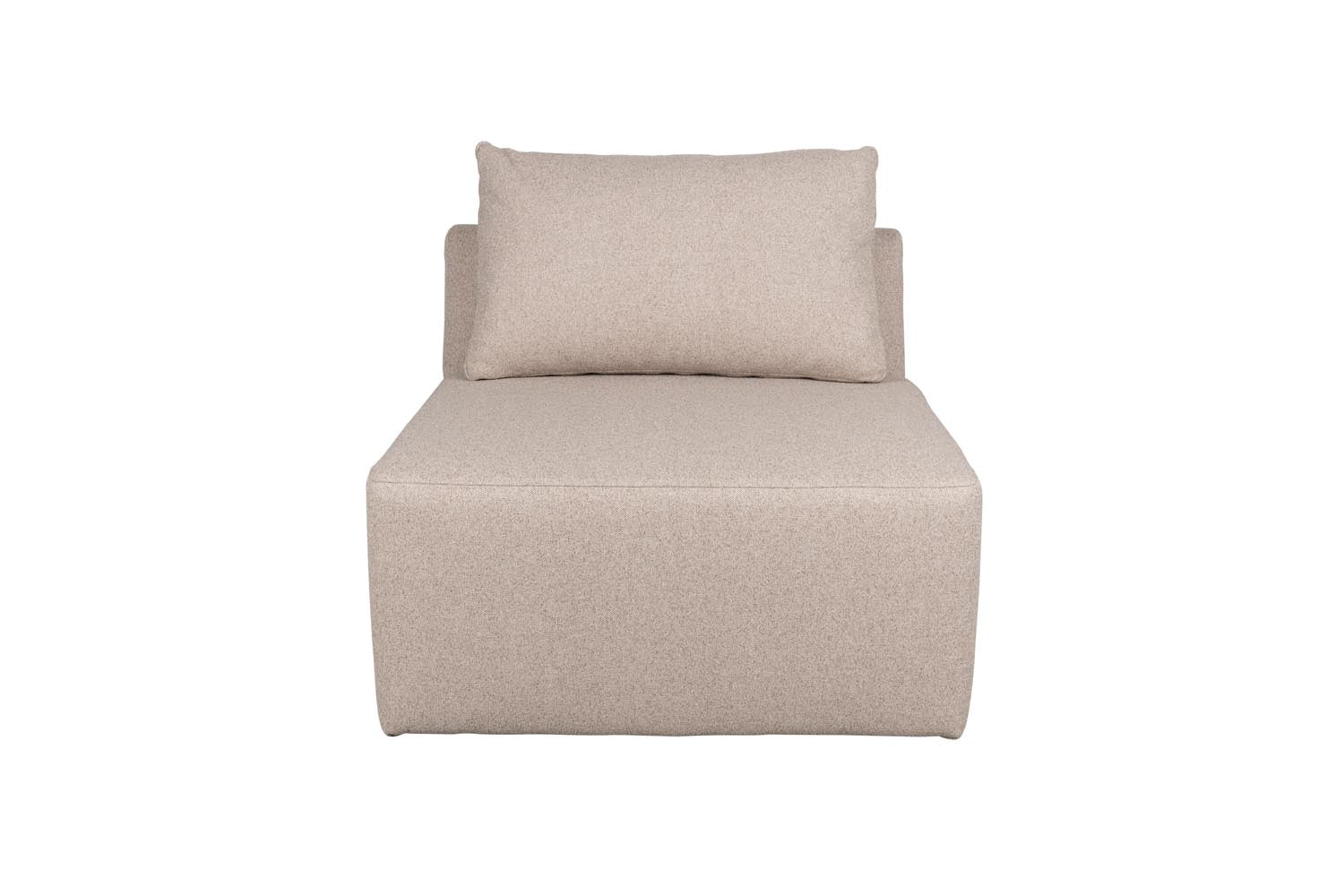 Das Prosper Sofa Element 1-seater von Zuiver bietet stilvolles Design und bequemen Sitzkomfort für zeitgemäße Wohnräume.