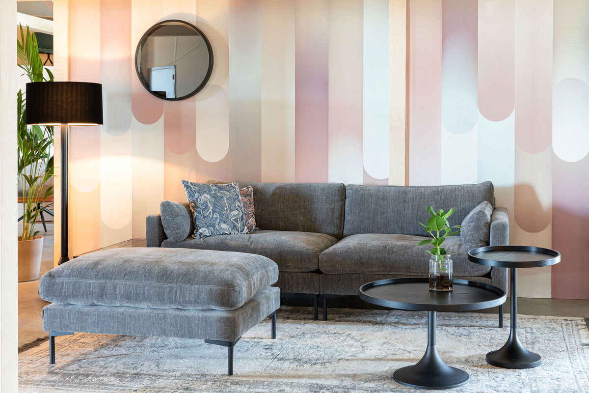 Hocker Summer in Grau präsentiert im Onlineshop von KAQTU Design AG. Pouf ist von Zuiver