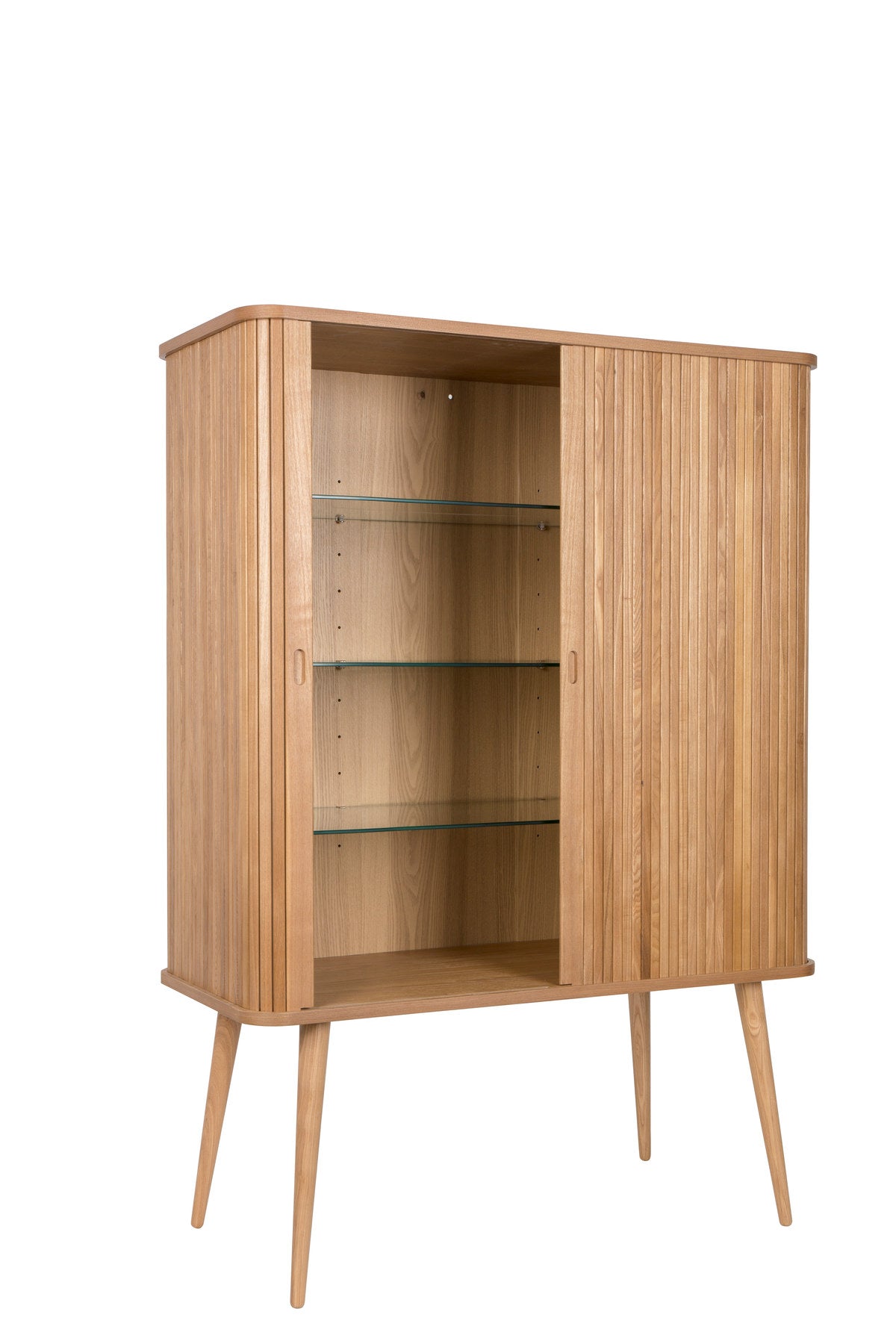 Sideboard Barbier in Natur präsentiert im Onlineshop von KAQTU Design AG. High-Sideboard ist von Zuiver