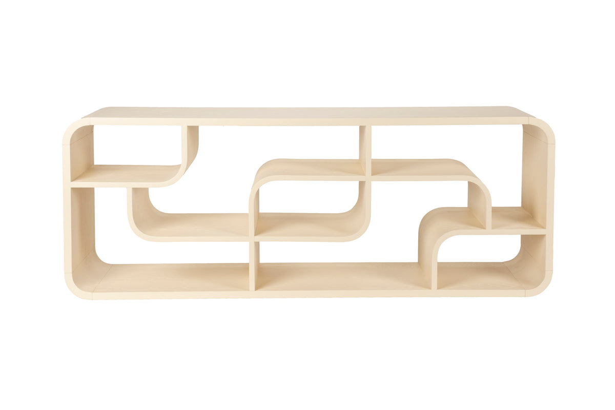 Seven Regal in Brown präsentiert im Onlineshop von KAQTU Design AG. Standregal ist von Zuiver