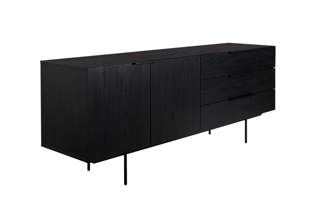 Sideboard Travis in Schwarz präsentiert im Onlineshop von KAQTU Design AG. Sideboard ist von Zuiver
