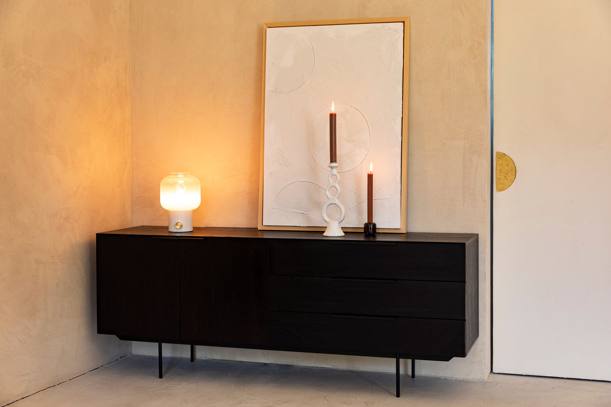 Sideboard Travis in Schwarz präsentiert im Onlineshop von KAQTU Design AG. Sideboard ist von Zuiver