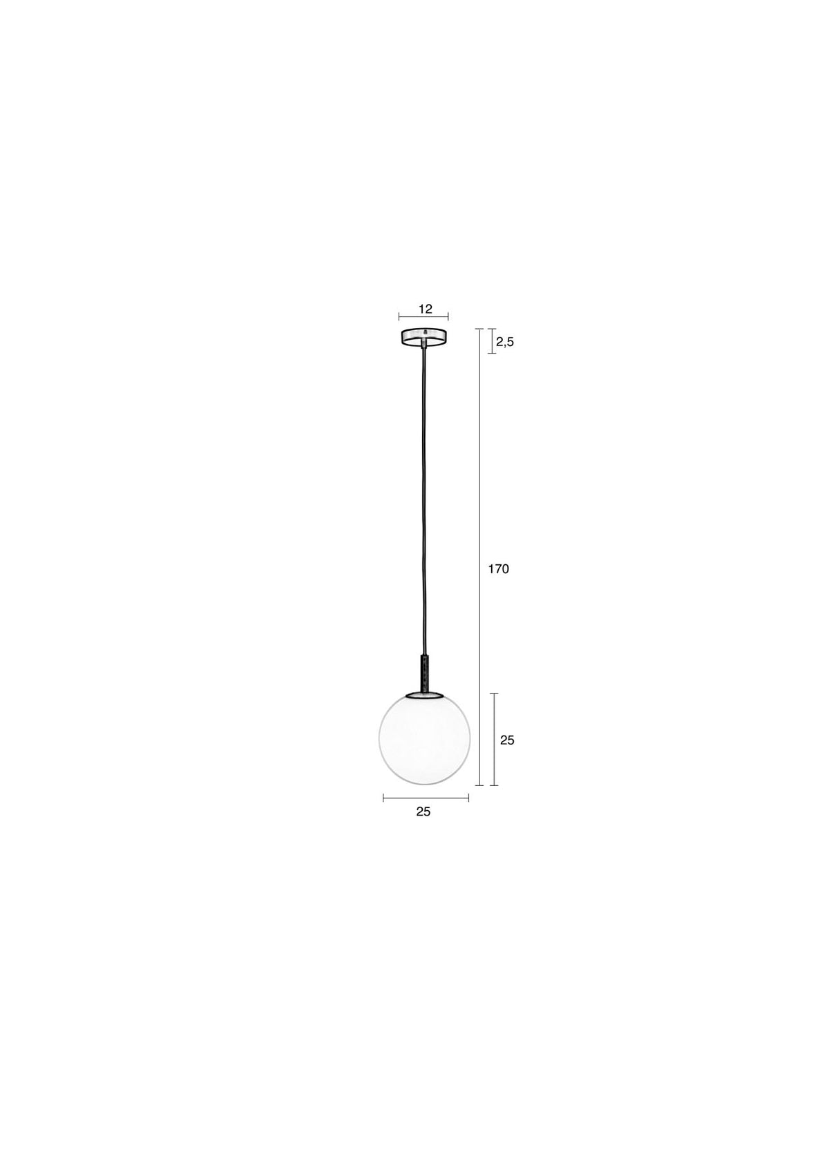 Pendellampe Orion in Weiss präsentiert im Onlineshop von KAQTU Design AG. Pendelleuchte ist von Zuiver