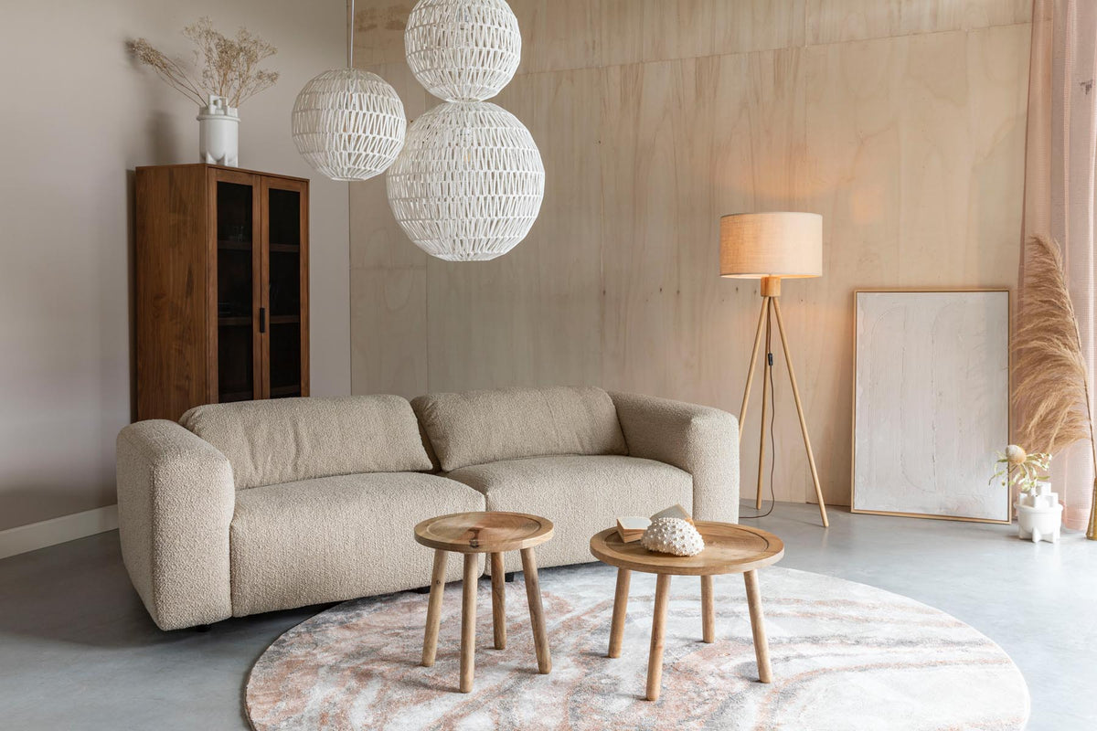 Teppich Solar in Grau/Terra präsentiert im Onlineshop von KAQTU Design AG. Teppich ist von Zuiver